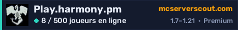 Bannière du serveur Play.harmony.pm
