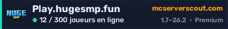 Bannière du serveur Play.hugesmp.fun