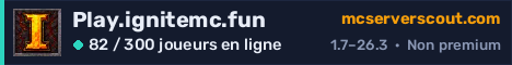 Bannière du serveur Play.ignitemc.fun