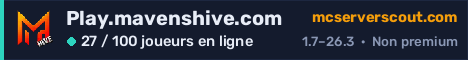 Bannière du serveur Play.mavenshive.com