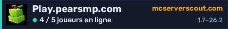 Bannière du serveur Play.pearsmp.com