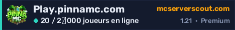 Bannière du serveur Play.pinnamc.com