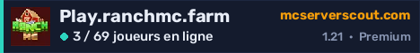 Bannière du serveur Play.ranchmc.farm