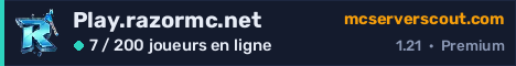 Bannière du serveur Play.razormc.net