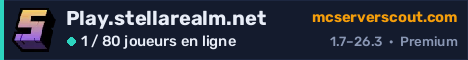 Bannière du serveur Play.stellarealm.net