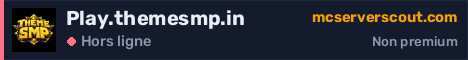 Bannière du serveur Play.themesmp.in