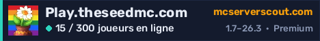 Bannière du serveur Play.theseedmc.com