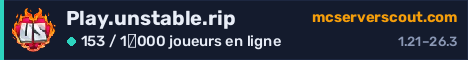 Bannière du serveur Play.unstable.rip