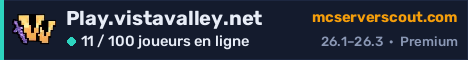 Bannière du serveur Play.vistavalley.net
