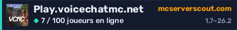 Bannière du serveur Play.voicechatmc.net