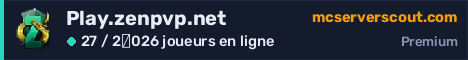 Bannière du serveur Play.zenpvp.net