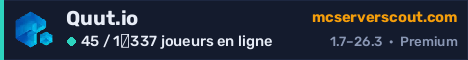 Bannière du serveur Quut.io