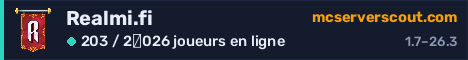 Bannière du serveur Realmi.fi