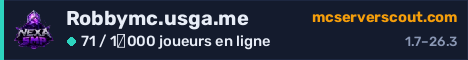 Bannière du serveur Robbymc.usga.me