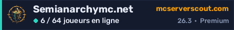 Bannière du serveur Semianarchymc.net