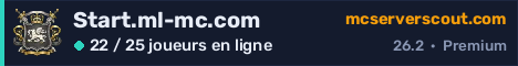 Bannière du serveur Start.ml-mc.com