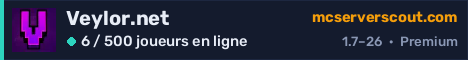Bannière du serveur Veylor.net