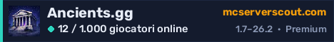 Banner del server Ancients.gg