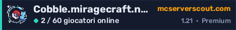 Banner del server Cobble.miragecraft.net