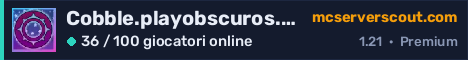Banner del server Cobble.playobscuros.com