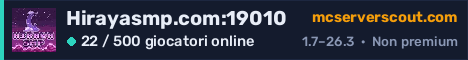 Banner del server Hirayasmp.com:19010