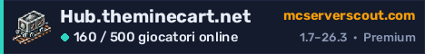 Banner del server Hub.theminecart.net