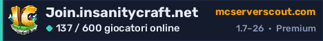 Banner del server Join.insanitycraft.net