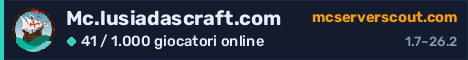 Banner del server Mc.lusiadascraft.com