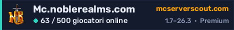 Banner del server Mc.noblerealms.com