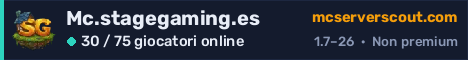 Banner del server Mc.stagegaming.es