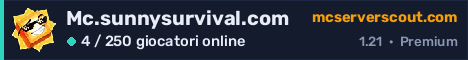 Banner del server Mc.sunnysurvival.com