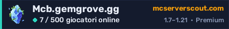 Banner del server Mcb.gemgrove.gg