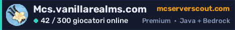 Banner del server Mcs.vanillarealms.com