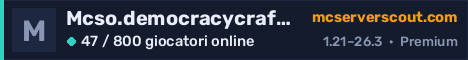 Banner del server Mcso.democracycraft.net