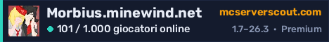 Banner del server Morbius.minewind.net