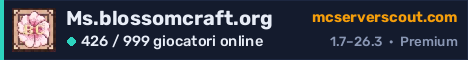Banner del server Ms.blossomcraft.org