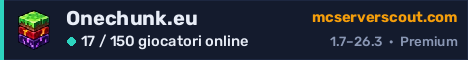 Banner del server Onechunk.eu