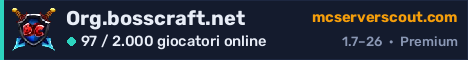 Banner del server Org.bosscraft.net