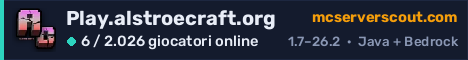 Banner del server Play.alstroecraft.org