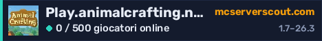 Banner del server Play.animalcrafting.net