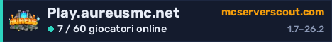 Banner del server Play.aureusmc.net