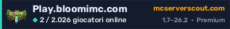 Banner del server Play.bloomimc.com