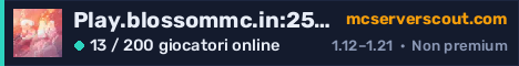 Banner del server Play.blossommc.in:25599