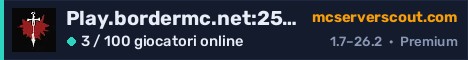 Banner del server Play.bordermc.net:25576