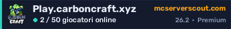 Banner del server Play.carboncraft.xyz