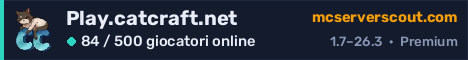 Banner del server Play.catcraft.net