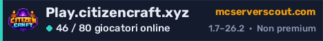Banner del server Play.citizencraft.xyz