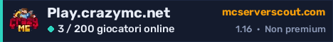 Banner del server Play.crazymc.net