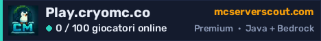 Banner del server Play.cryomc.co