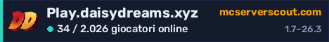 Banner del server Play.daisydreams.xyz